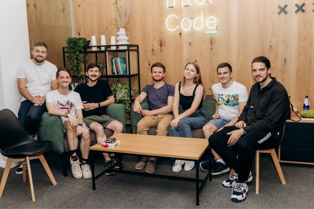 InterCode team collaborating on innovative mobile app development