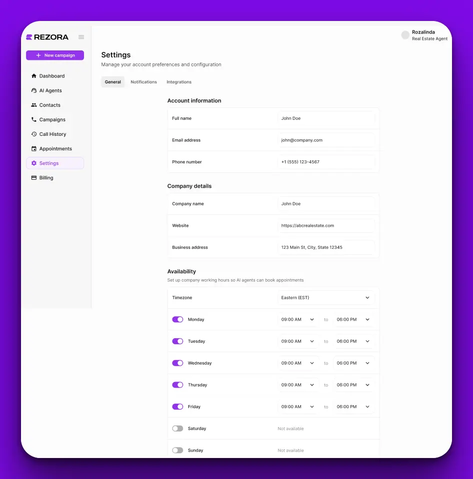 AI voice & telephony
