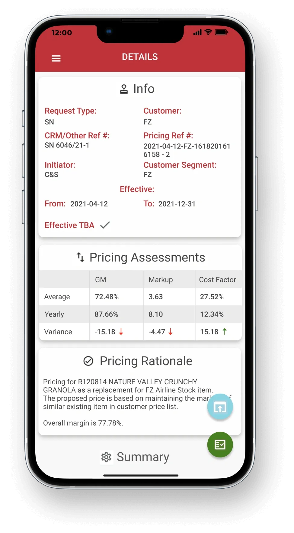Mobile screen 3