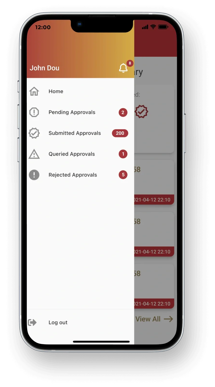 Mobile screen 3