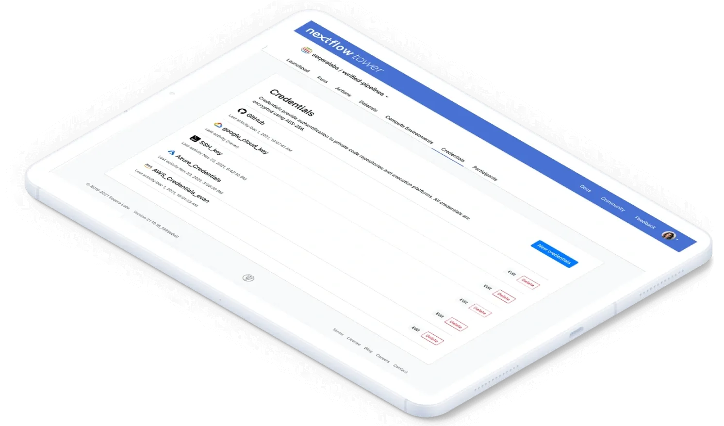Bioinformatics Workflow SaaS | Nextflow Tower — InterCode
