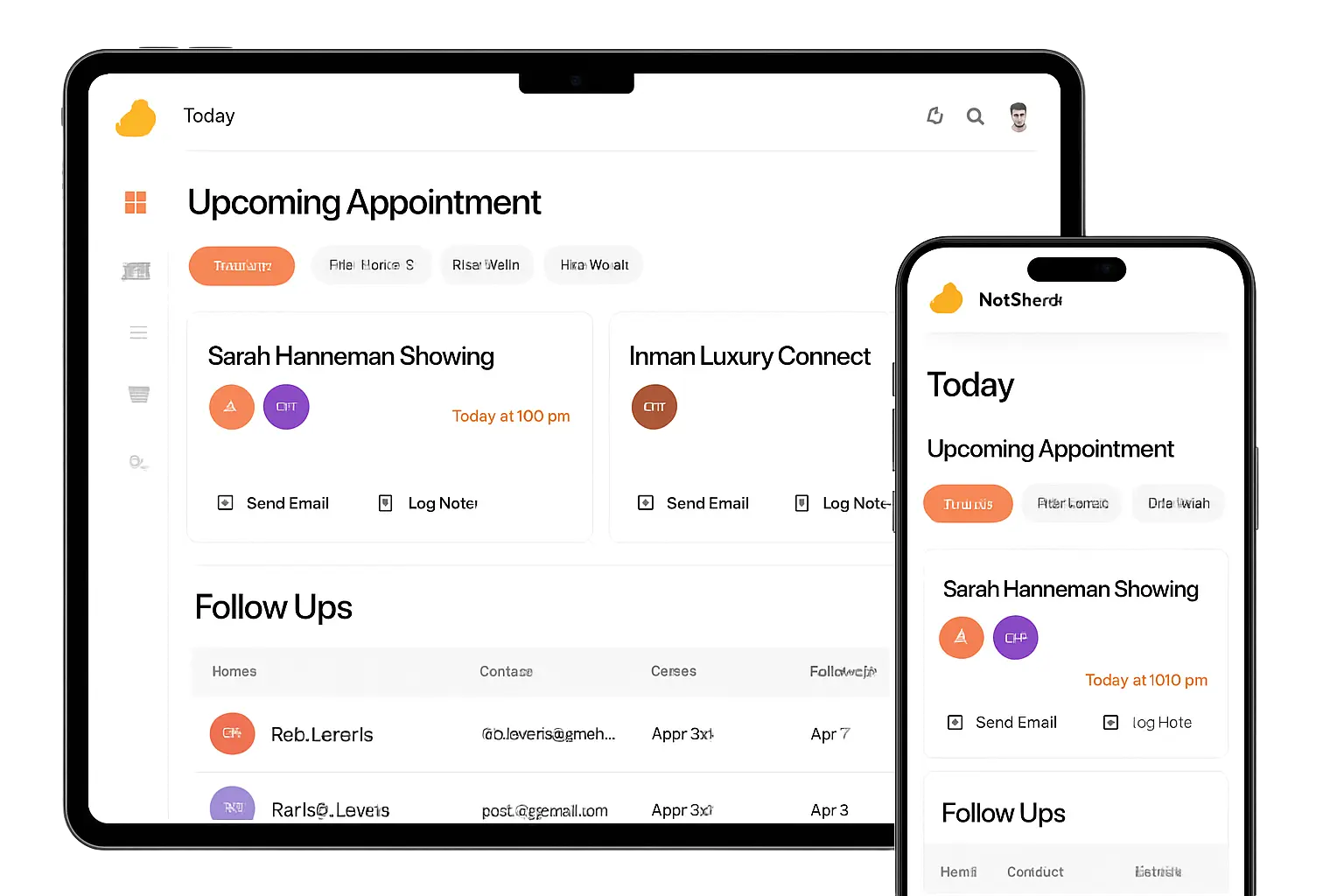 Real-estate AI CRM platform