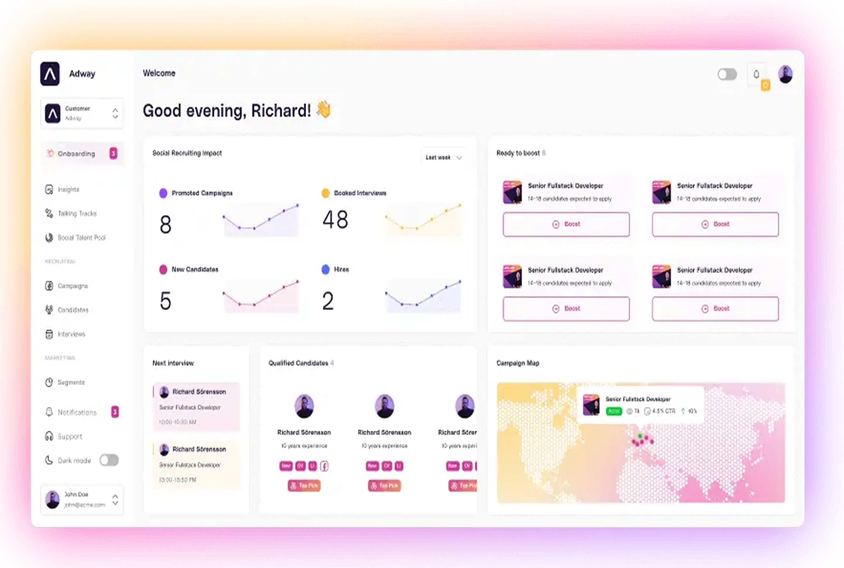 AI-Powered Social Recruiting Platform